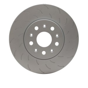 Cadillac CTS Brake Rotor (1) - Left Front - R1 Concepts - Slotted GeoSPEC Coated - `15-`19